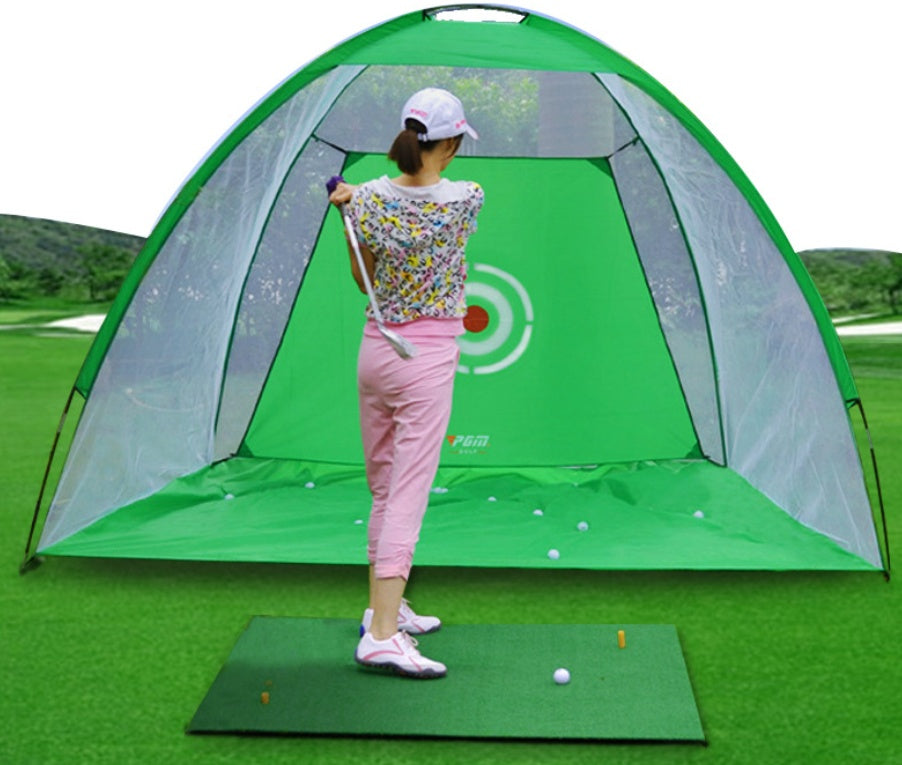 golf practice net tent