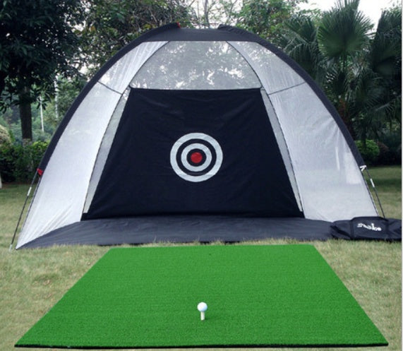 golf practice net tent
