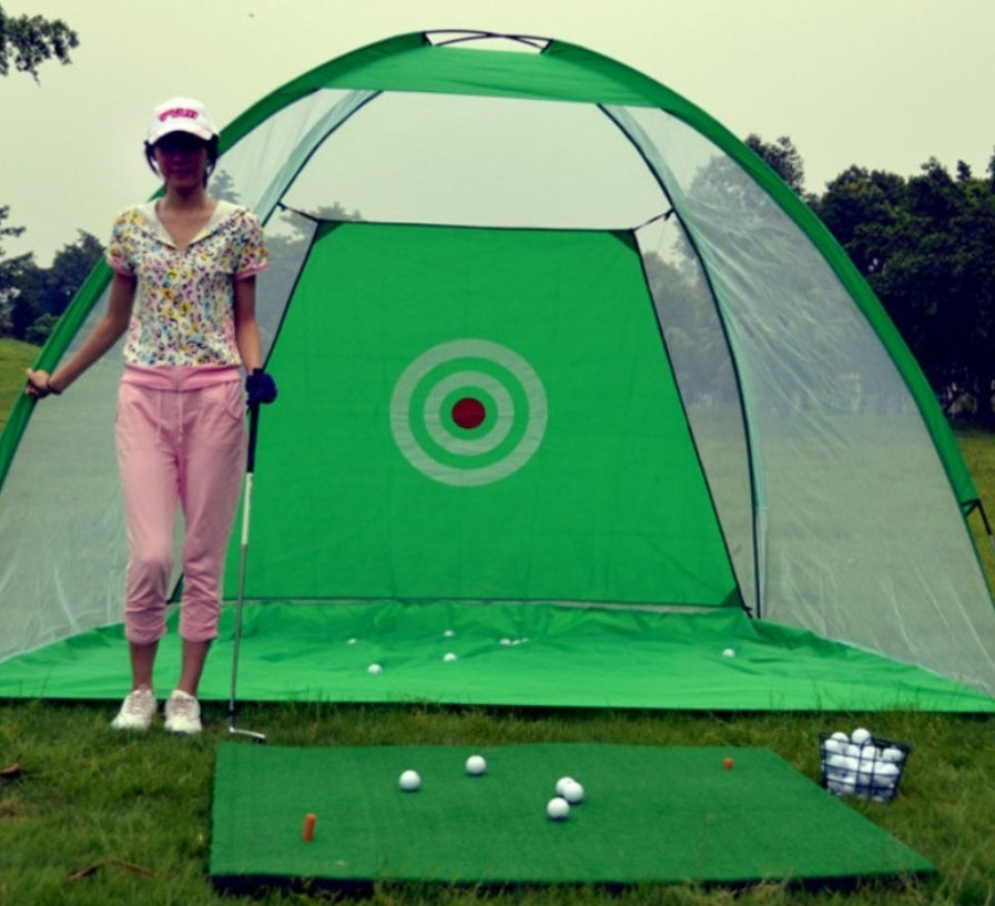 golf practice net tent