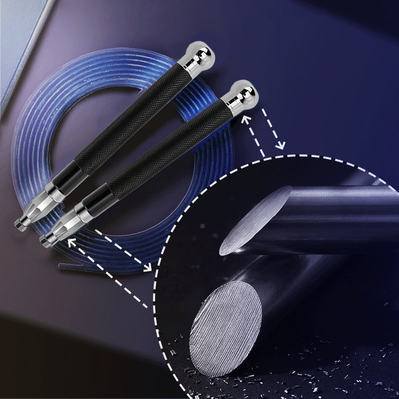 aluminum handle steel wire skipping rope