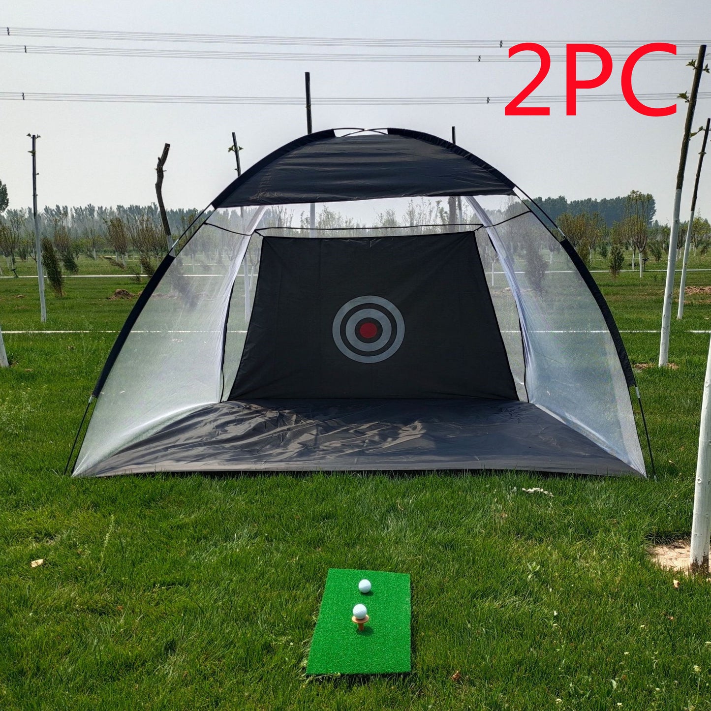 golf practice net tent