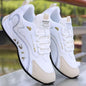 colorblock lace-up sneakers men