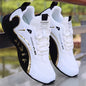 colorblock lace-up sneakers men