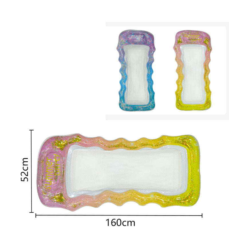 large sequin swimming pool float