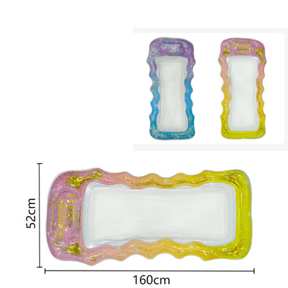 large sequin swimming pool float