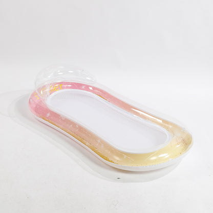large sequin swimming pool float