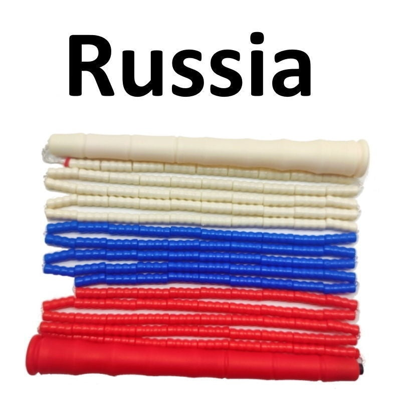 Bamboo Rope Soft Bead Adjustable Skipping Rope
