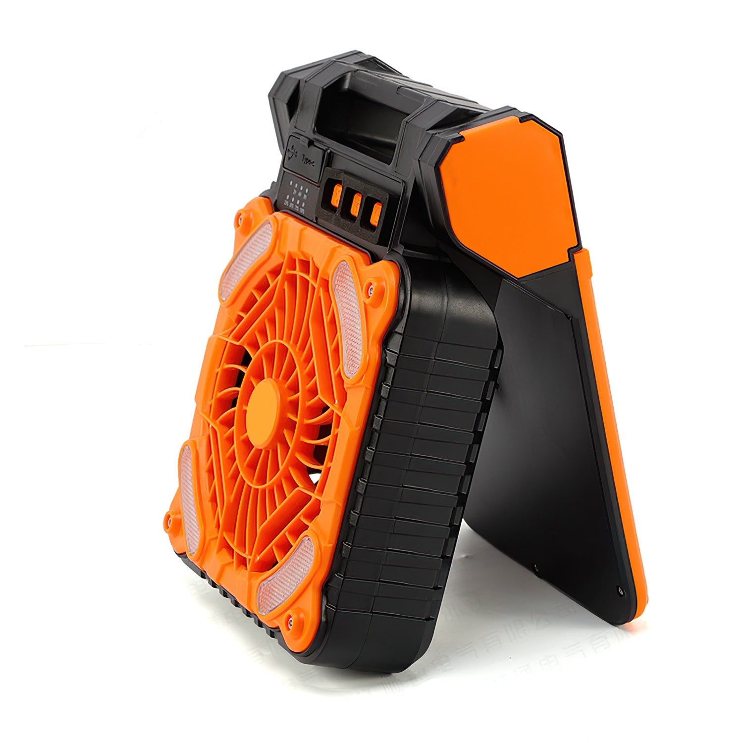 rechargeable camping fan with light