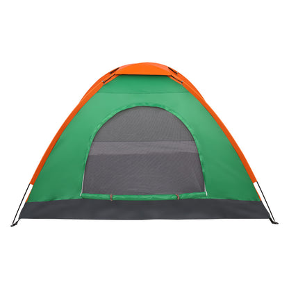 Double Layered Orange Green Tent