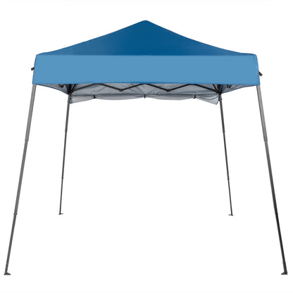 sky blue folding canopy