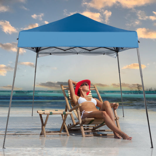 sky blue folding canopy