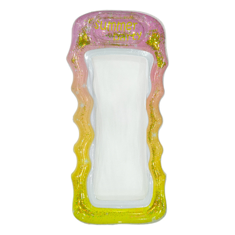 large sequin swimming pool float